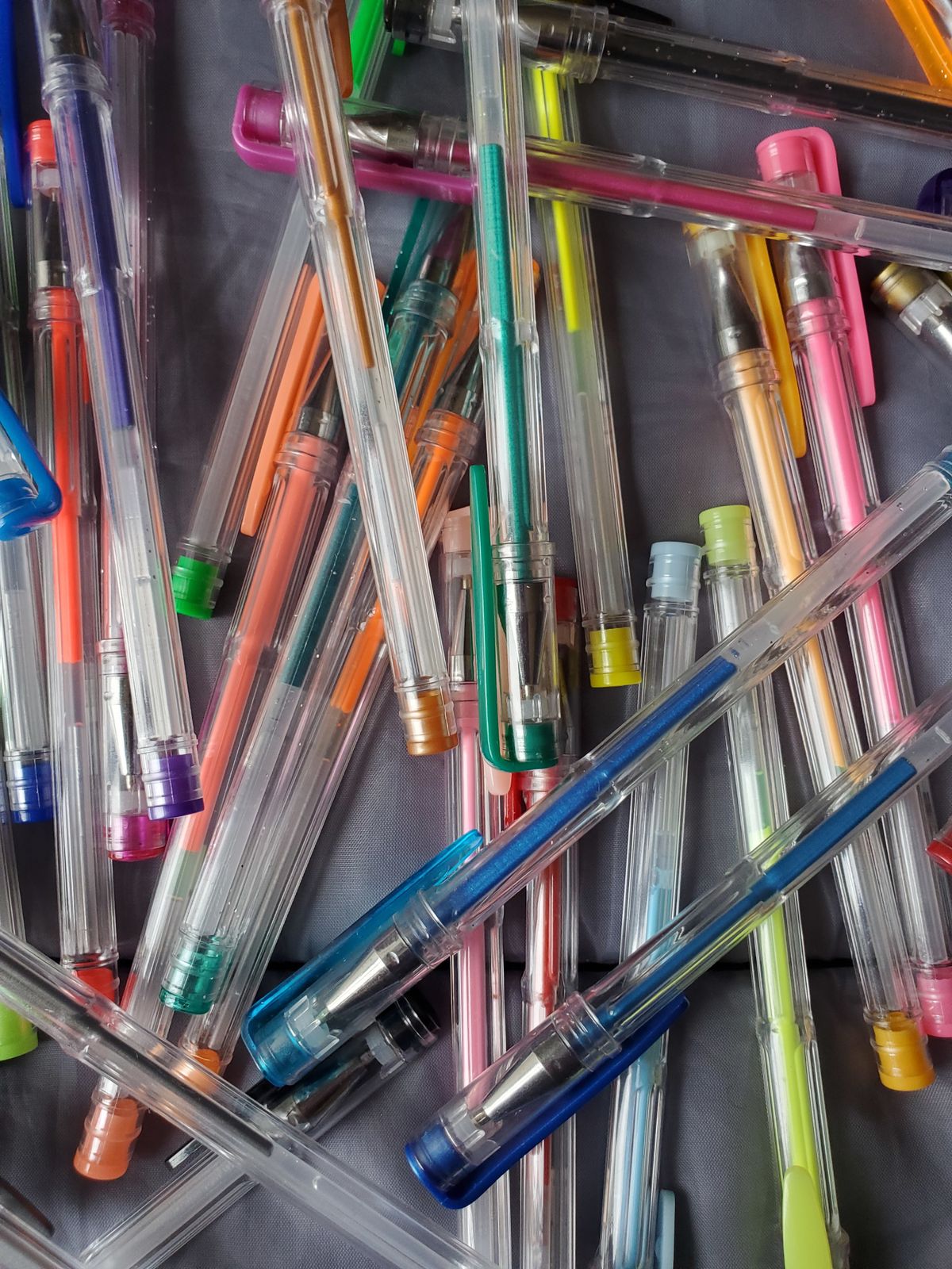 Colorful gel pens ready for smooth everyday writing
